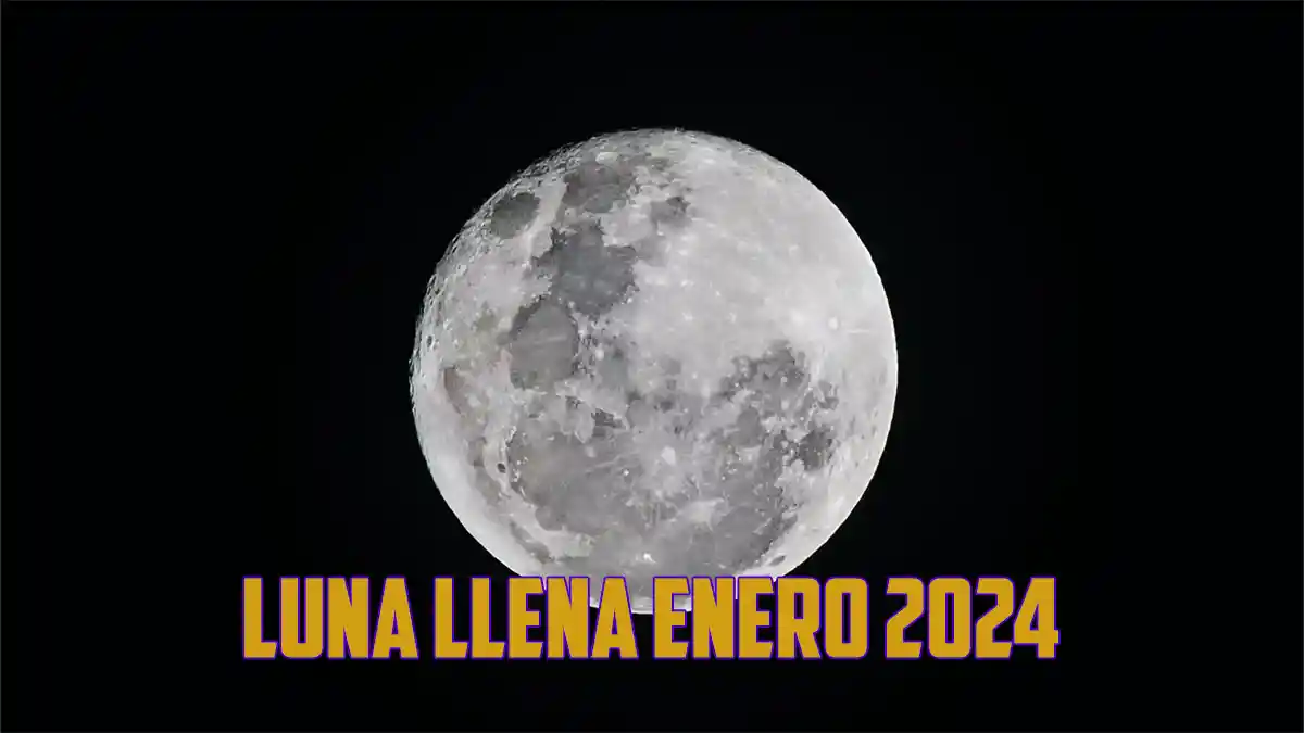 Luna llena enero 2024 Fase Lunares