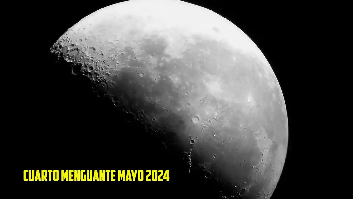 Cuarto menguante de mayo 2024 una ventana al cosmos Fase Lunares