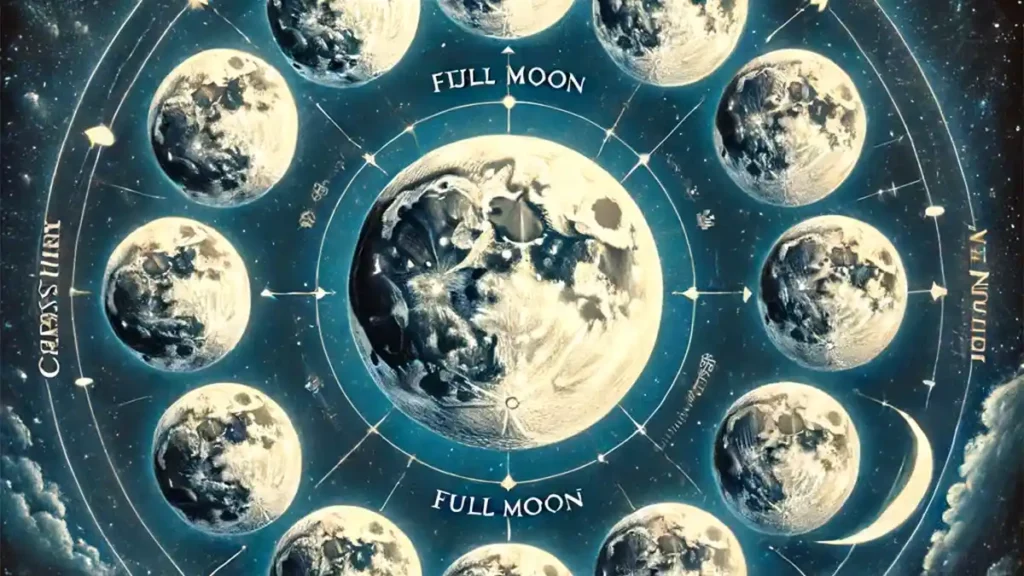 A que se deben las fases de la luna