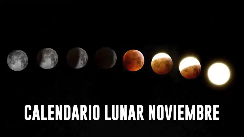 Calendario lunar noviembre